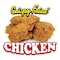Signmission Crispy Fried Chicken Concession Stand Food Truck Sticker, 12" x 4.5", D-DC-12 Crispy Fried Chicken19 D-DC-12 Crispy Fried Chicken19 - alternate 1